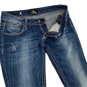 Express Women's Skinny Blue Jeans